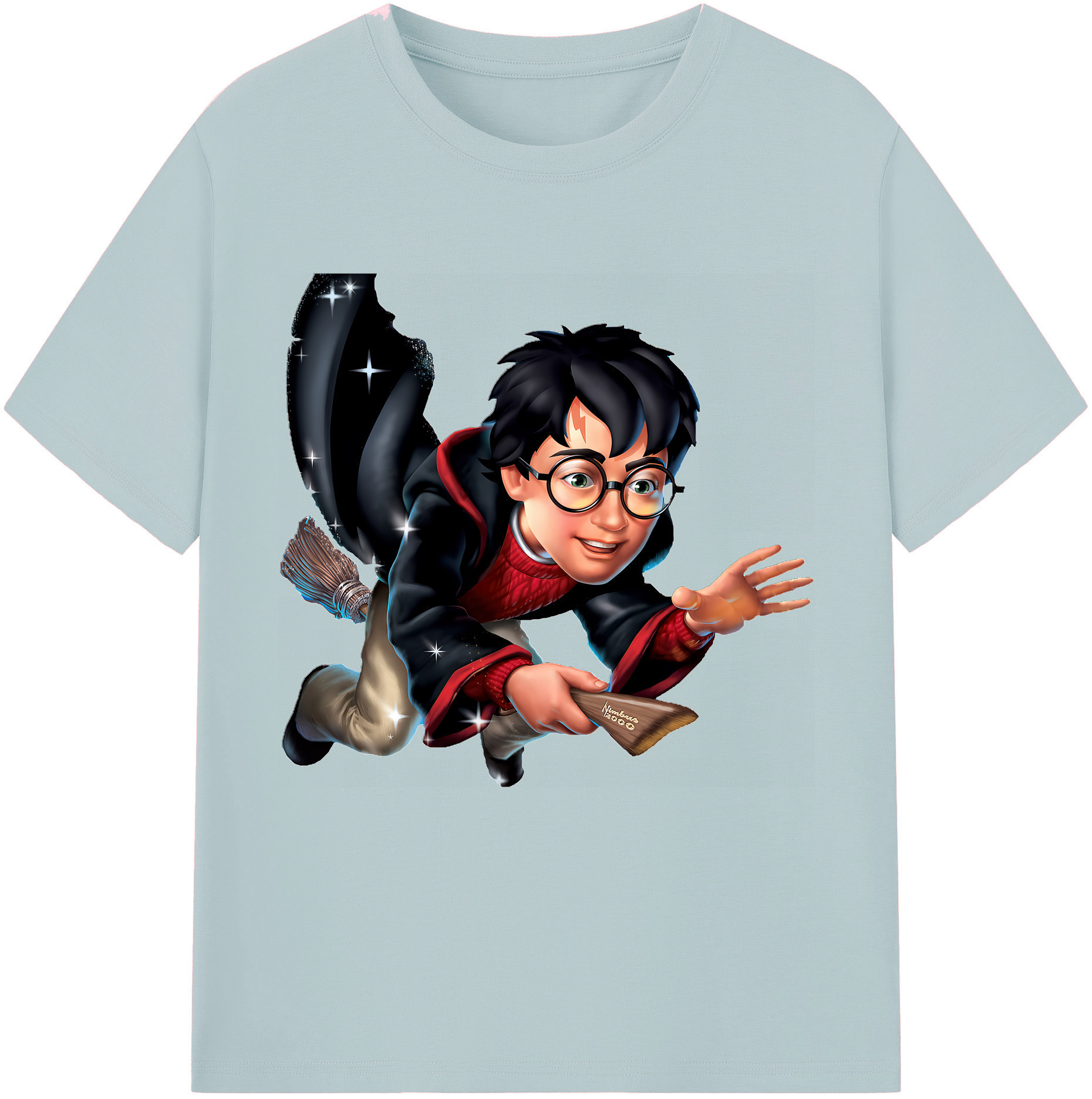 （画像用） Harry Potter ハリー・ポッターシリーズ 綿100％半袖Tシャツ（フロントプリント）